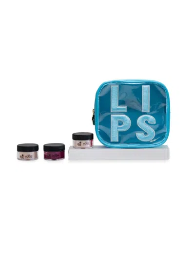 The Hemp Philosophy Women's 3-piece Cbd Lip Kit Set In Blue