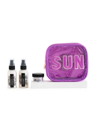 The Hemp Philosophy Women's 3-piece Cbd Sunscreen Kit Set In Pastel Purple