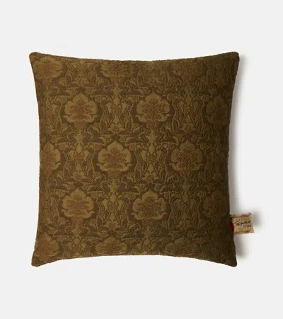 The House Of Lyria Adria Cushion In Brown