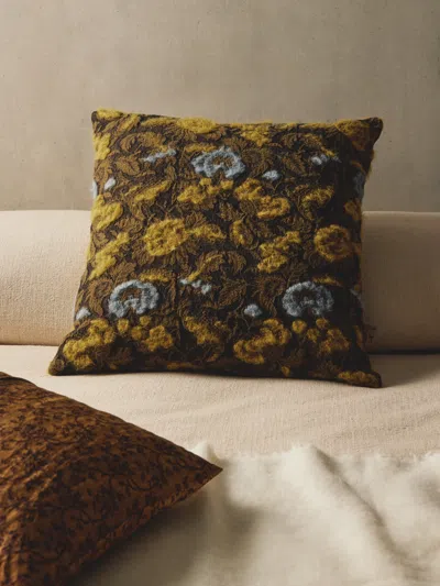 The House Of Lyria Areca Wool And Cotton Cushion (21.5in/55cm) In Multi