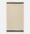 The House Of Lyria Cicatrice Fringed Wool-blend Blanket In White