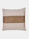 The House Of Lyria Cimide Alpaca And Silk Cushion (21.5in/55cm) In Multi