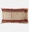 The House Of Lyria Clematis Linen And Cotton Cushion