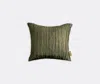 The House Of Lyria Paesaggio Crepe-texture Cotton Cushion In Green