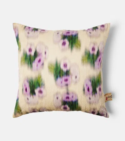 The House Of Lyria Ottilia Cushion In Metallic