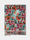 The House Of Lyria Peonies Linen Rectangular Tablecloth (138in/3.5m)