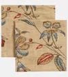 The House Of Lyria Set Of 2 Diomma Floral Linen Napkins