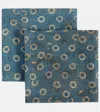 The House Of Lyria Set Of 2 Pionio Printed Linen Napkins