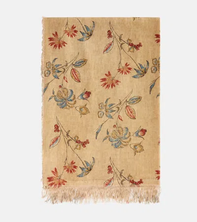 The House Of Lyria Tormento Floral Linen Tablecloth