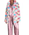 The House Of Perna Ashleigh Jacket In Vintage Floral In Multi