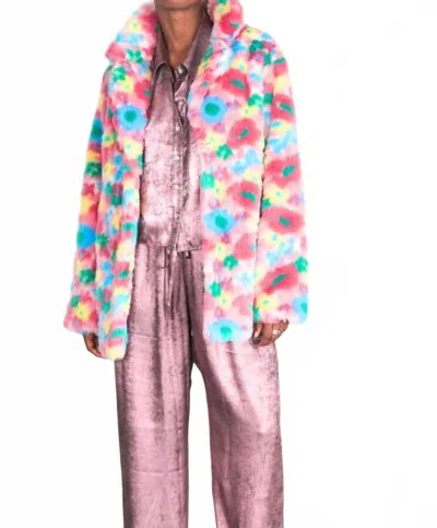 The House Of Perna Ashleigh Jacket In Vintage Floral In Multi