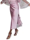 The House Of Perna Mary Katheryn Skirt In Party Pom Rose In Multi