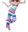 The House Of Perna Sylvia Wide Leg Pants In Multi In Multi