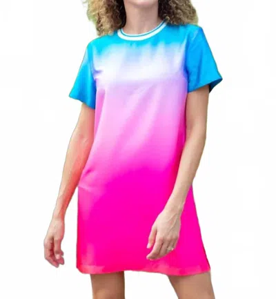 The House Of Perna Tyler Mini Dress In Multicolor