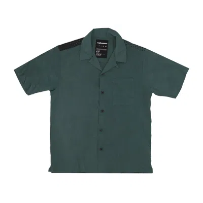 The Hundreds Face Woven Men's Short Sleeve Shirt Forest Green