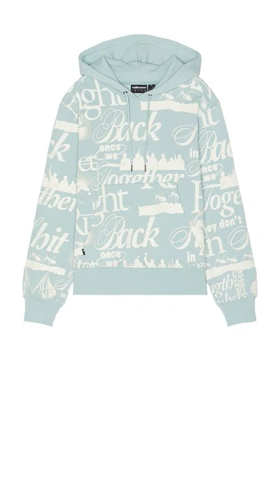 The Hundreds Fight Back Hoodie In Baby Blue