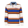 The Hundreds Figueroa Men's Long Sleeve Polo L/s Polo Off White In Multi