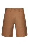 The Hundreds Folsom Denim Shorts In Brown