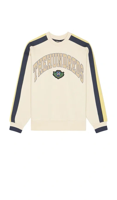 The Hundreds Ivy Crew Neck Sweatshirt In Cream