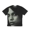 The Hundreds Men's Face Tee Pale Green T-shirt In Black