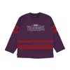 The Hundreds Men's Lightweight Hockey Sweatshirt All Star Hockey Jersey Purple In Purple