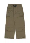 The Hundreds Men's Long Pants Wide Cargo Pants Olive In Olive