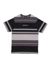 The Hundreds Men's Stone Stripe Tee Black T-shirt In Black