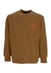 The Hundreds Men's Temp Crewneck Sweatshirt Brown In Brown