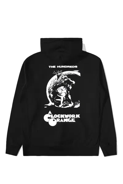 Pre-owned The Hundreds Men's  X A Clockwork Orange Clock Pullover Hoodie In Black
