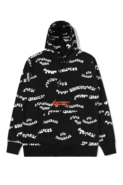 Pre-owned The Hundreds Men's  X A Clockwork Orange Moloko Pullover Hoodie In Black