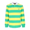 The Hundreds Pacific Men's Long Sleeve Polo L/s Rugby Green In Green