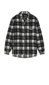 The Hundreds Seville Plaid Woven Shirt In Black,grey