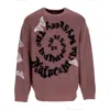 The Hundreds Spiral Sweater Dusty Purple Men's Sweater In Dusty Purple