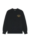 The Hundreds Temp Crewneck Sweatshirt In Black