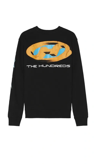 The Hundreds Waton Rave Sweatshirt In Black