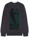 THE HUNDREDS X CONCORD RECORDS MILES DAVIS MOHAIR SWEATER