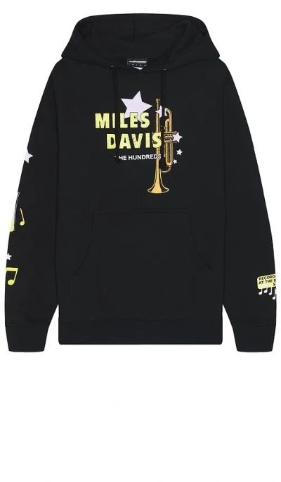 The Hundreds X Concord Records Miles Quartet Pullover Hoodie In 黑色