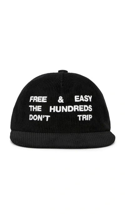 The Hundreds X Free And Easy Free & Easy Snapback Hat In Black