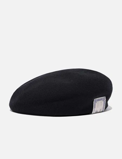 The H.w.dog&amp;co. Cotton Big Beret In Blue
