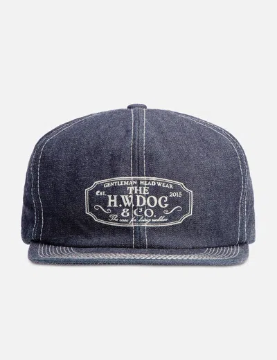The H.w.dog&amp;co. Trucker Cap-d In Blue