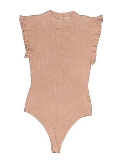 Pre-owned The Impeccable Pig Bodysuit In Tan