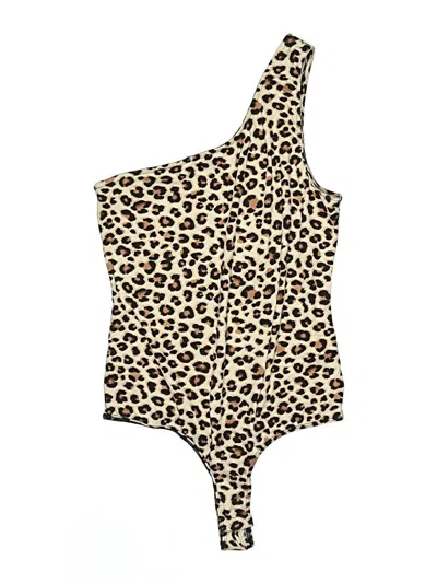 Pre-owned The Impeccable Pig Bodysuit In Tan