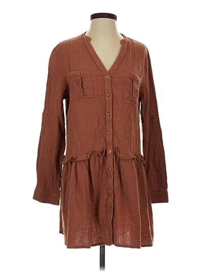 Pre-owned The Impeccable Pig Casual Dress In Brown
