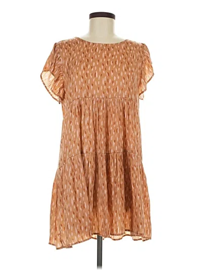 Pre-owned The Impeccable Pig Casual Dress In Brown