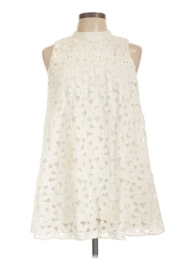 Pre-owned The Impeccable Pig Casual Dress In Ivory