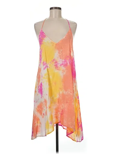 Pre-owned The Impeccable Pig Casual Dress In Orange