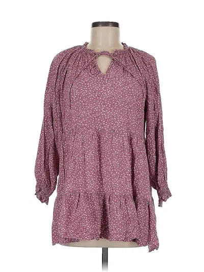 Pre-owned The Impeccable Pig Casual Dress In Purple