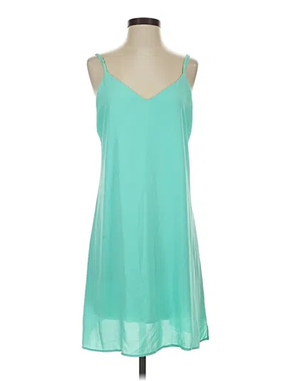 Pre-owned The Impeccable Pig Casual Dress In Teal