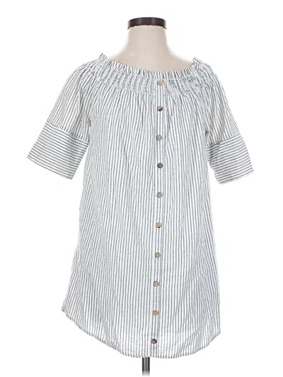 Pre-owned The Impeccable Pig Casual Dress In White