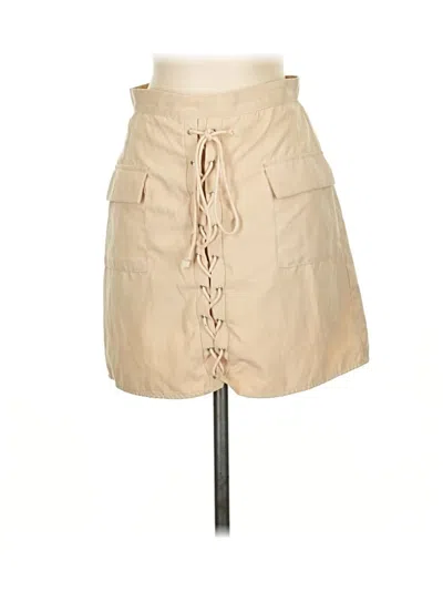 Pre-owned The Impeccable Pig Casual Skirt In Brown